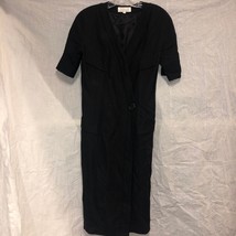 Talbolts Women&#39;s sz 10. Black Professional Long Suit Dress. Short Sleeve... - $46.53