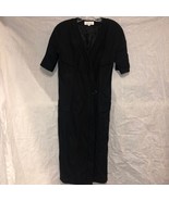 Talbolts Women&#39;s sz 10. Black Professional Long Suit Dress. Short Sleeve... - £36.87 GBP