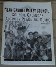 Nice Vintage Boy Scout Planning Guide and Calendar, 1998-1999, San Gabriel Val. - £4.74 GBP