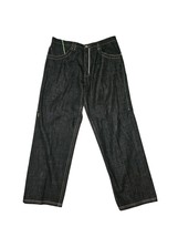 Vintage Phat Farm Y2K Streetwear Hip Hop Black Denim Jeans Embroidered  ... - $642.14 MXN