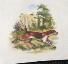 M93 - Ceramic Waterslide Vintage Decal - 4 Hunting Dog - 1.25&quot; - $23.79 MXN