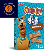 SCOOBY-DOO! Baked Graham Cracker Snacks, Made with Whole 11 Ounce (Pack of 1)  - £10.73 GBP