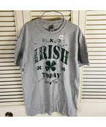 St. Patricks Day Irish Today New T Shirt Gray Men’s Medium - £7.48 GBP