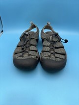 KEEN Newport Leather Men&#39;s Waterproof Sport Sandals 110220 Dark Gray  Sz 9.5 - £27.77 GBP