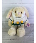 Vintage GUND Carolina Bunny Rabbit Plush Stuffed Animal Knit Sunflower S... - $34.64