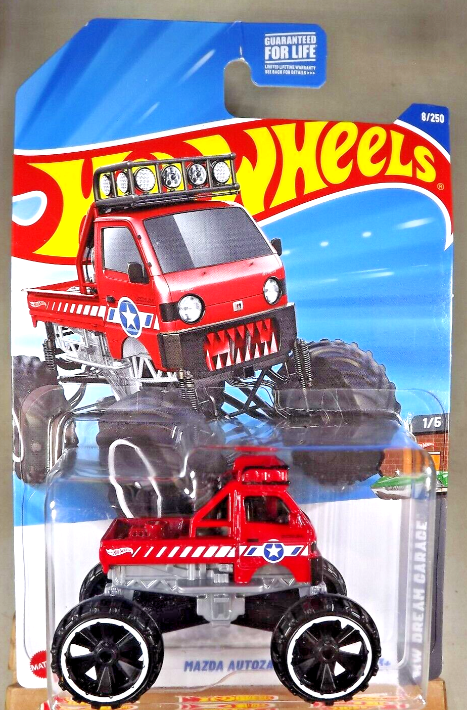 2025 Hot Wheels #8 HW Dream Garage 1/5 MAZDA AUTOZAM Red w/Black OROH6 Spokes