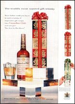 1950s Canadian Club Blended Canadian Whiskey PRINT AD Christmas BX1 - $7.59