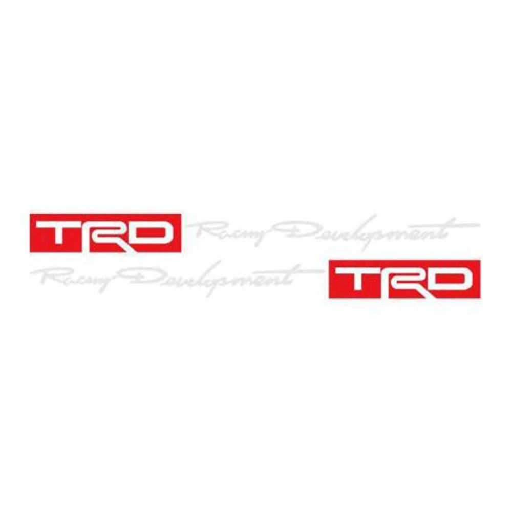 For  TRD 2PCS Car Racing Sticker Decals - £59.01 GBP