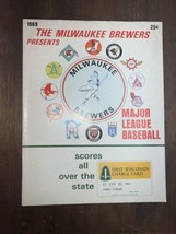 1969 Milwaukee Brewers Presents Baseball White Sox Oakland A&#39;s program s... - $39.99