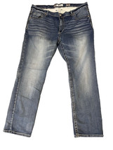 Buckle BKE Ryan Light Wash Blue Stretch Denim Jeans Mens 38R - £19.99 GBP