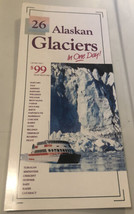 Vintage 26 Alaskan Glaciers Brochure Anchorage Alaska BRO6 - £7.87 GBP