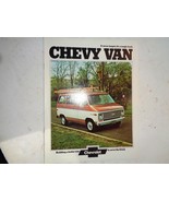 1973 Chevy Van Brochure Original - $259.83 MXN