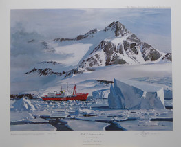 HMS Endurance in the Ice  - Keith Shackleton (Signed and Limited) - (Genuine and - £108.85 GBP
