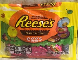 Reese’s Easter Shapes Milk Chocolate/Peanut Butter Eggs-1ea 2.68oz Pk.-S... - £11.50 GBP