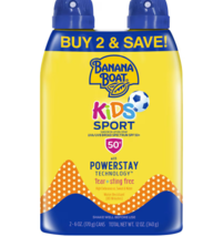 Banana Boat Kids Sport Ultramist Sunscreen Spray6.0oz x 2 pack - £31.59 GBP