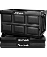 Clevermade Collapsible Storage Bin, Black, 3Pk - 62L (16 Gal), Garage St... - $99.99