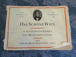 Die Musikstadt Wien I M Schubert-Jahr Das Schone Wien 1928 Bruno Reiffenstein  - £15.64 GBP