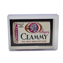 VINTAGE TOPPS 1970&#39;s WACKY PACKAGES STICKER CLAMMY FISH SMELLING SOAP - $7.60