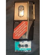 Microcassette Voice Recorder 3-5376B AVR GE General Electric With 1 Tapes - $33.95 CAD