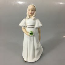 Royal Doulton Bridesmaid Girl Figurine HN 2874 Peggy Davies 1979 Vintage - $29.89