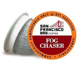 SF Bay Coffee Fog Chaser 120 Ct Medium Dark Roast Compostable Coffee Exp 06.2025 image 3