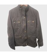 J. Crew Women&#39;s Relaxed Boyfriend Field Jacket Open Collar Utility M - $22.99