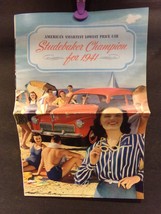 America&#39;s Smartest Lowest Price Car Studebaker Champion for 1941 Sales B... - £52.76 GBP