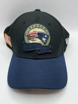 New England Patriots Salute To Service New Era 39Thirty Small/Medium Fitted Hat - £21.10 GBP