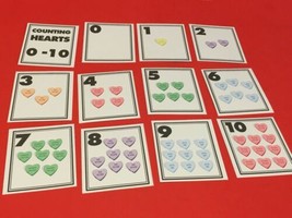 Set of 10 Counting Valentine Hearts 0-10 (Student Deck) - Pre school - £11.15 GBP