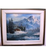KORALEY TAYLOR Listed Female Canada Artist Superb Cabin In Woods c1982 - £318.99 GBP