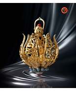 Pendant Buddha, Amulet. Guan Yin, Chenrezi in a 6-petal Lotus. - £278.79 GBP
