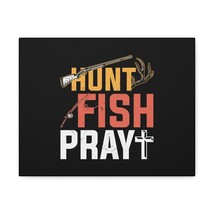  Hunt, Fish, Pray Jeremiah 16:16 Christian Wall Art Bible Verse  - £56.94 GBP+