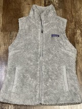 Patagonia Sweater Womens Small Gray Los Gatos Vest Fleece Full Zip Outdoor 25216 - £26.21 GBP