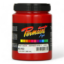 AquaFire Crimson Blaze Screen Ink 300ml - Vibrant, Durable, Water-based Printing - £56.72 GBP