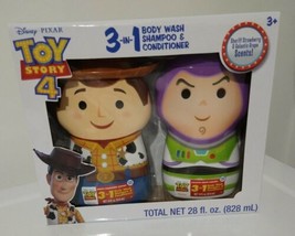 Toy Story 4 Children&#39;s Body Wash + Shampoo 3 in 1 Grape/Strawberry Scent Disney - £9.57 GBP