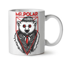 Mr.Polar Bear Fashion NEW White Tea Coffee Mug 11 oz | Wellcoda - £12.75 GBP