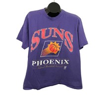VTG 90&#39;s NBA Phoenix Suns Nutmeg T-Shirt LARGE Purple Lee Sport  - $35.99