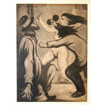 &quot; The Jury &quot; Da E.Higgins 1996 Cornice Carbone Disegno Su Carta 57.8cmx1... - $9,320.83 MXN