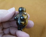(Y-VEN-556) Golden brown tiger&#39;s eye Woman goddess GEMSTONE figurine lov... - £15.06 GBP