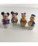 Disney Mickey Mouse School Minnie Daisy PVC Figures Finger Puppets Vinta... - $33.61