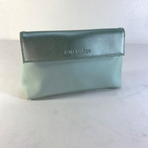 Estee Lauder Womens Small Cosmetic Bag Makeup Clutch Vinyl Lined Snap To... - $11.88