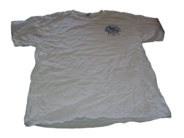 Pabst Blue Ribbon Beer PBR white T-Shirt Size L - $12.86