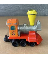Vintage 1980 Mattel My First Wheels Train Engine Locomotive Die-cast &amp; P... - £8.64 GBP