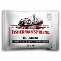 3, 6, 12  or 24 Packs Fishermans Friend Original Extra Strong Lozenges 25g  - £5.56 GBP