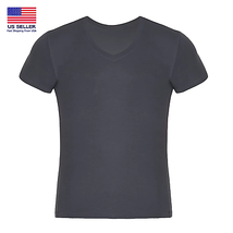 V Neck T-Shirts for Men Rayon from Bamboo Moisture Wicking Undershirt 1 ... - $13.99