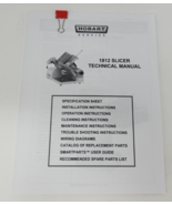 Hobart 1812 Industrial Slicer Technical Manual Complete Printed Instruct... - £17.92 GBP
