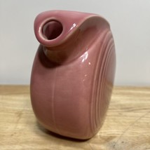 Vintage Fiestaware HLC 5 1/2” Tall Small Pink Disk Water Juice Pitcher - £26.86 GBP