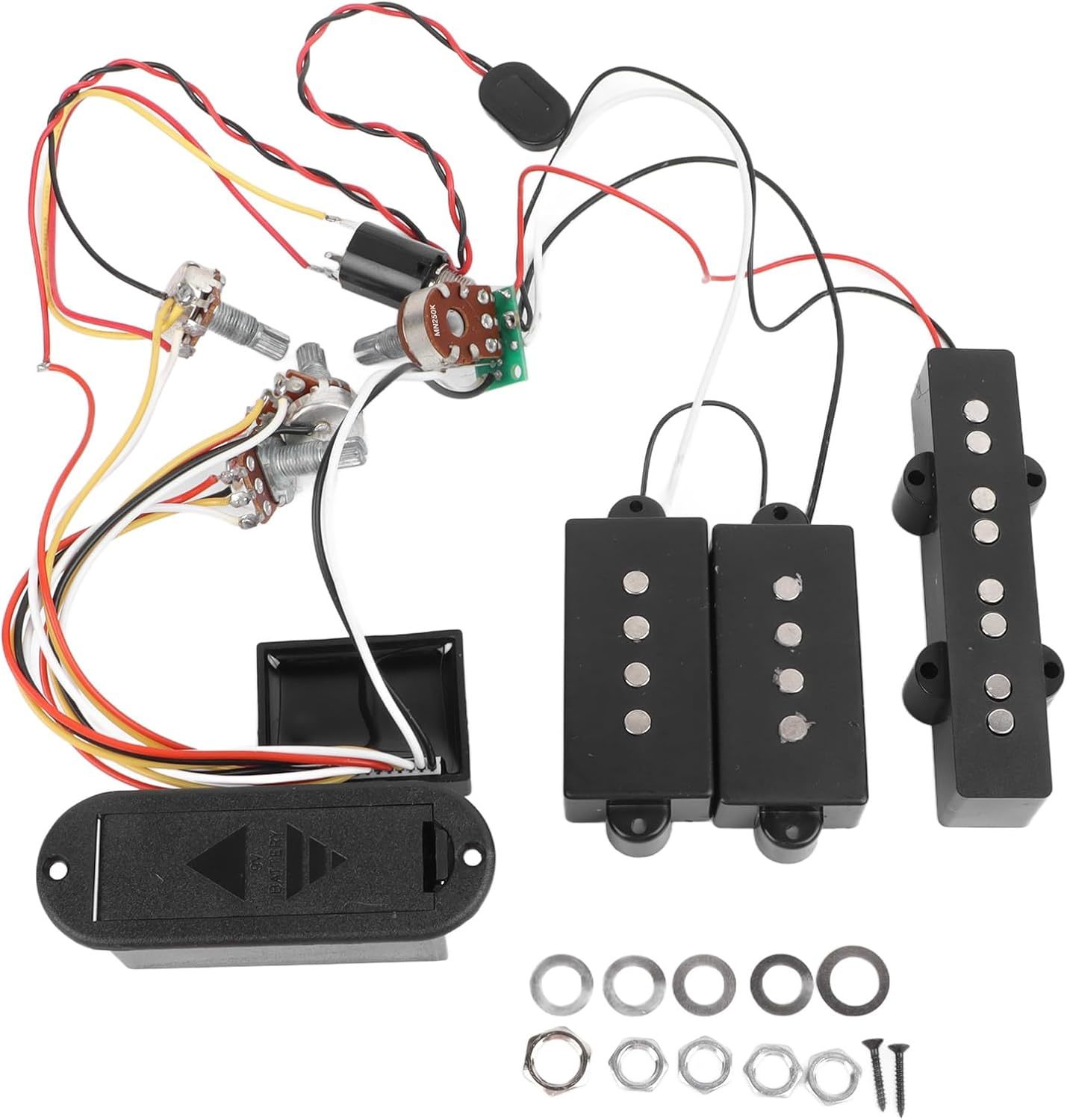 Electric Bass Pickup, Excellent Audio Output, Electric Bass, Active Equa... - $44.97