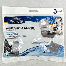 Petmate Replendish &amp; Mason 3 Charcoal Filters New - £13.55 GBP