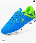 DREAM PAIRS Boys Girls Soccer Cleats Kids Football Shoes Kids Sz 4 - £19.18 GBP